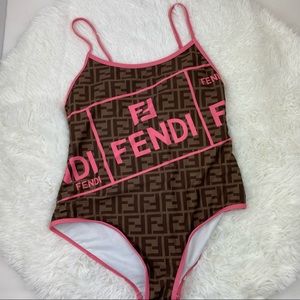Fendi One piece Swimsuit Sz XL
